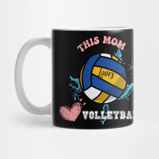 Volleyball Mom Design Mug